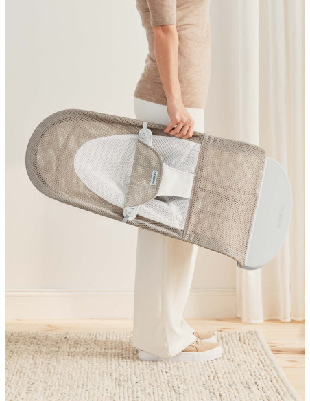 Baby Bjorn - Balansoar Balance Soft, Grey Beige/White