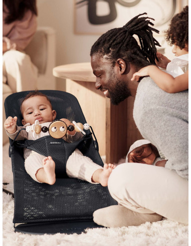 BabyBjorn - Bara de jucarii, Googly eyes Black/White– pentru