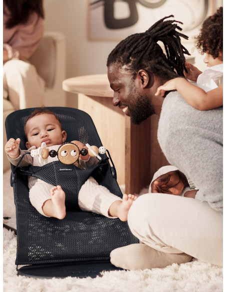 BabyBjorn - Bara de jucarii, Googly eyes Black/White– pentru