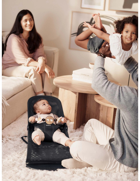 BabyBjorn - Bara de jucarii, Googly eyes Black/White– pentru