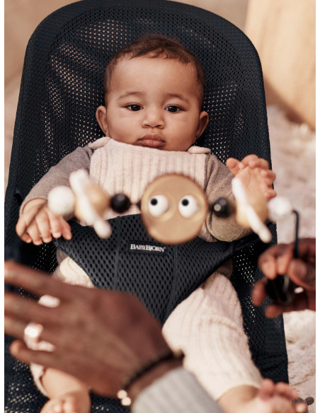 BabyBjorn - Bara de jucarii, Googly eyes Black/White– pentru