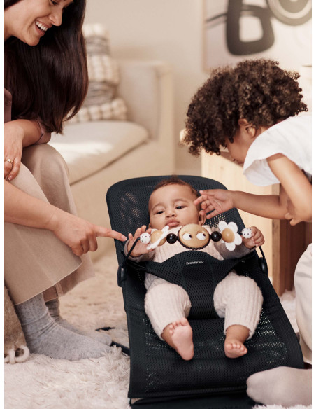 BabyBjorn - Bara de jucarii, Googly eyes Black/White– pentru
