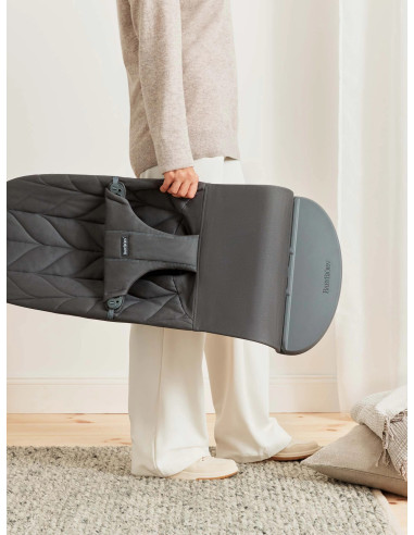 BabyBjorn - Balansoar Bliss Anthracite, Bumbac,BS-006126A
