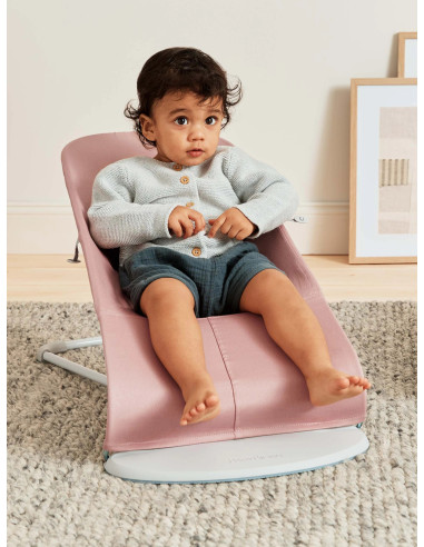 BabyBjorn - Balansoar Bliss Dusty Pink, Bumbac,BS-006122A