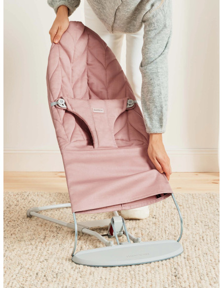 BabyBjorn - Balansoar Bliss Dusty Pink, Bumbac,BS-006122A