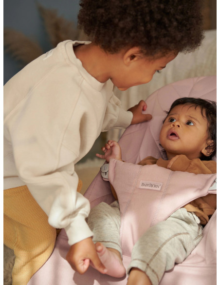 BabyBjorn - Balansoar Bliss Dusty Pink, Bumbac,BS-006122A