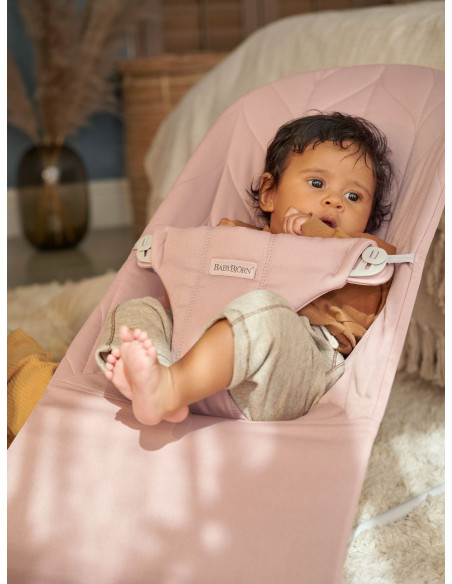 BabyBjorn - Balansoar Bliss Dusty Pink, Bumbac,BS-006122A