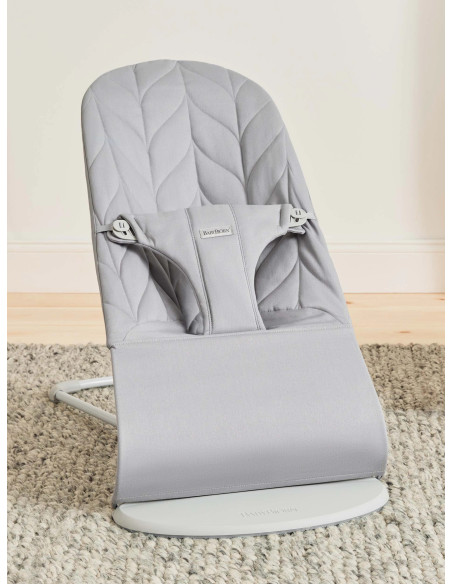 BabyBjorn - Balansoar Bliss Light Grey, Bumbac,BS-006124A