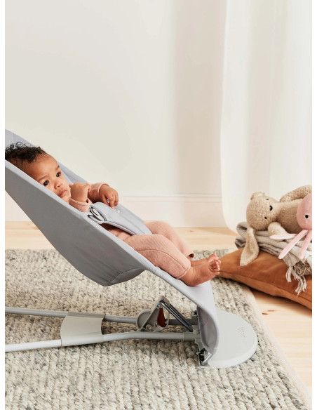 BabyBjorn - Balansoar Bliss Light Grey, Bumbac,BS-006124A