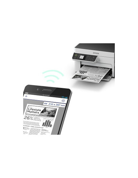 Multifunctional inkjet monocrom Epson EcoTank M2120, Wireless, A4