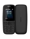 Telefon cu butoane NOKIA 105, Dual SIM,  4 MB, 2G, OEM, Negru