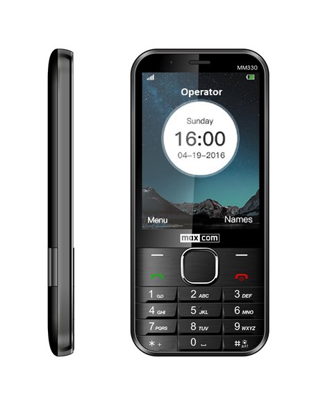 Telefon cu butoane Maxcom MM330 Classic, Single SIM,  3G, OEM, Negru