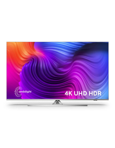 Televizor, Philips, Ambilight, 43PUS8536 12, 2021, 108CM, LED, Smart TV, 4K, Argintiu, Plat, Android TV™ 10 (Q), Mirroring iOS,