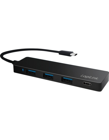 HUB extern LOGILINK, porturi USB: USB 3.0 x 3, USB 3.1 Type C