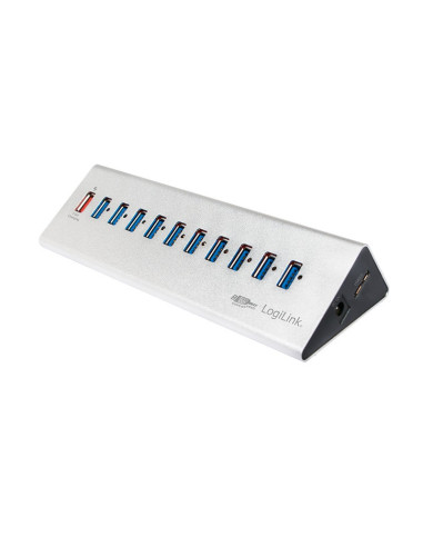 HUB extern LOGILINK, porturi USB: USB 3.0 x 10, Fast Charging