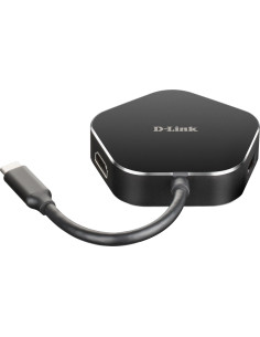 HUB extern D-LINK, porturi USB 3.0 x 2, HDMI x 1, USB Type C x