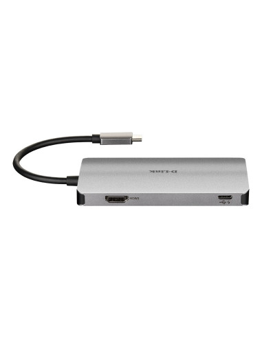 HUB extern D-LINK, porturi SD/microSD Dual Card Reader x 1, USB