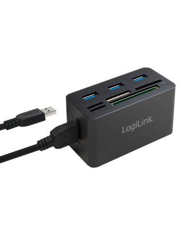 HUB extern LOGILINK, porturi USB: USB 3.0 x 3, conectare prin