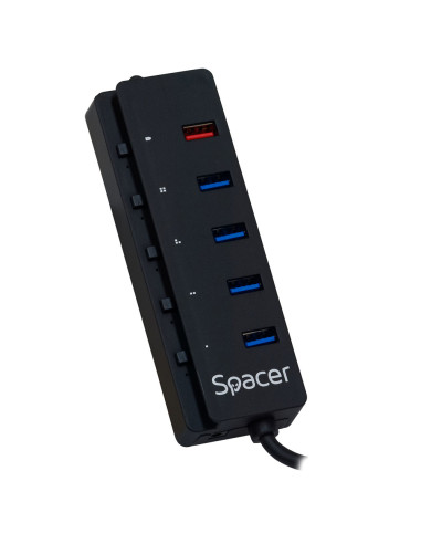 HUB extern SPACER, porturi USB: USB 3.0 x 4, Port USB Quick