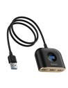 HUB extern Baseus Square, porturi USB: USB 3.0 x 1 + USB 2.0 x