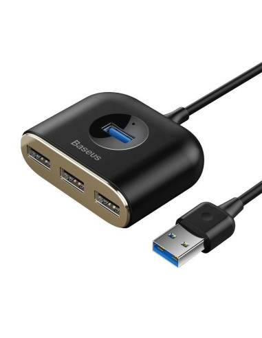 HUB extern Baseus Square, porturi USB: USB 3.0 x 1 + USB 2.0 x