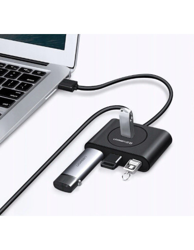 HUB extern Ugreen, "CR113" porturi USB: USB 3.0 x 4, conectare