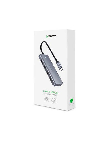 HUB extern Ugreen, "CM219" porturi USB: USB 3.0 x 4, conectare