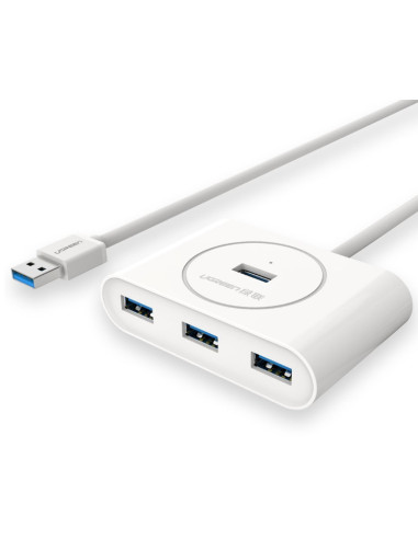 HUB extern Ugreen, "CR113" porturi USB: USB 3.0 x 4, conectare