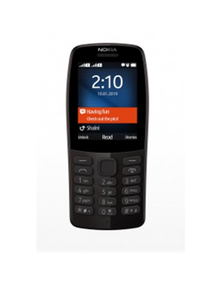 Telefon cu butoane Nokia 210, Dual SIM, 16 MB, 2G, OEM, Negru