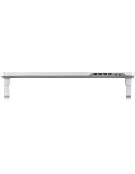 Stand monitorDeepcool M-Desk F1 alb cu gri,DP-MDESKF1-GY
