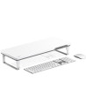 Stand monitorDeepcool M-Desk F1 alb cu gri,DP-MDESKF1-GY