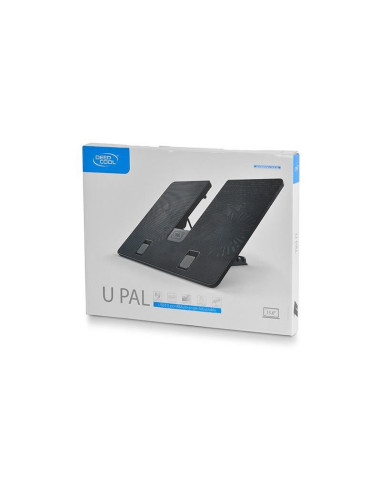 Cooler laptop Deepcool U-PAL negru,DP-U-PAL