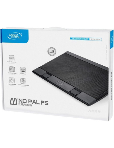 Cooler laptop Deepcool Wind Pal FS negru,DP-WNDPALFS