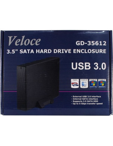 Rack HDD Inter-Tech Veloce GD-35612 3.5 inch USB 3.0