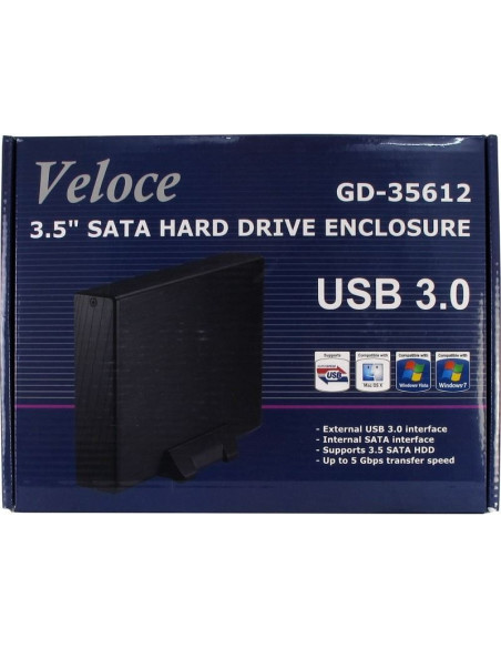 Rack HDD Inter-Tech Veloce GD-35612 3.5 inch USB 3.0