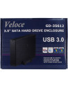 Rack HDD Inter-Tech Veloce GD-35612 3.5 inch USB 3.0