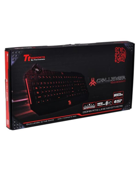 Tastatura Tt eSPORTS Challenger Illuminated,KB-CHL002USB