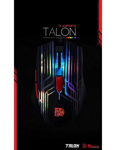 Mouse gaming Tt eSPORTS Talon negru,MO-TLN-WDOOBK-01