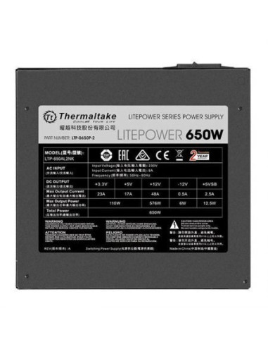 Sursa Thermaltake Litepower 650W,LTP-0650P-2