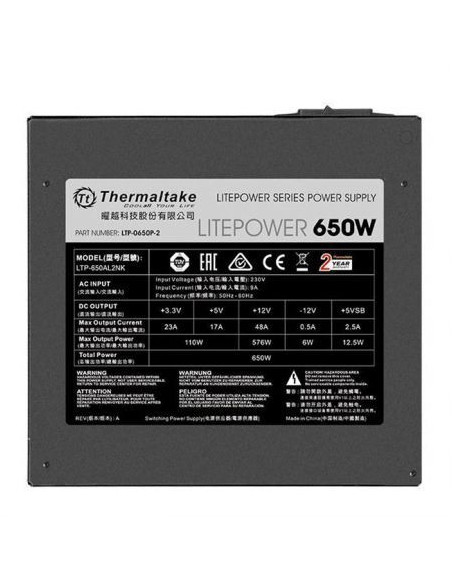 Sursa Thermaltake Litepower 650W,LTP-0650P-2