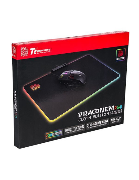 Mousepad gaming Tt eSPORTS Draconem RGB textil,MP-DCM-RGBSMS-01