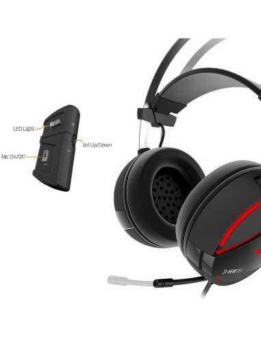 Casti Gamdias Hebe E1 iluminare RGB,HEBE-E1