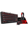 Kit tastatura si mouse Redragon Gaming Essentials 4-in-1,K552-BB