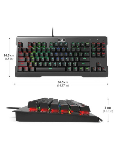 Tastatura mecanica Redragon Visnu RGB,K561RGB-BK