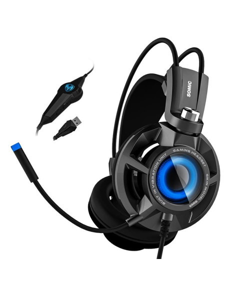 Casti Somic G955 gri,G955-GY