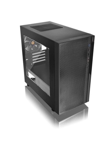 Carcasa Thermaltake Versa H18 Window neagra,CA-1J4-00S1WN-00