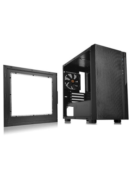 Carcasa Thermaltake Versa H18 Window neagra,CA-1J4-00S1WN-00