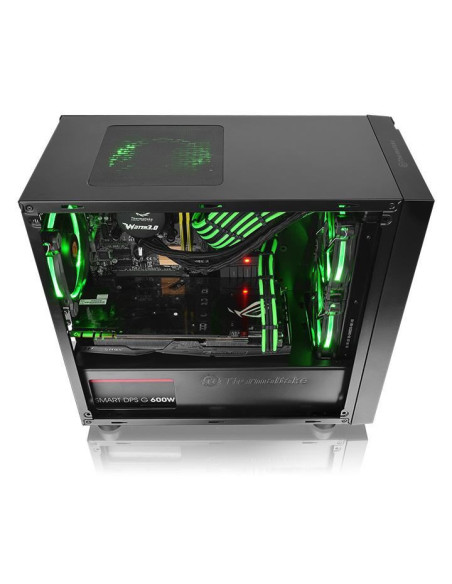 Carcasa Thermaltake Versa H18 Window neagra,CA-1J4-00S1WN-00