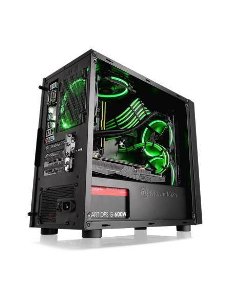 Carcasa Thermaltake Versa H18 Window neagra,CA-1J4-00S1WN-00