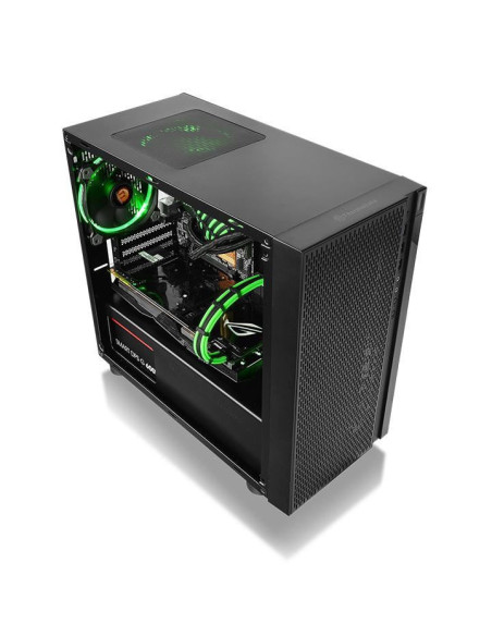 Carcasa Thermaltake Versa H18 Window neagra,CA-1J4-00S1WN-00